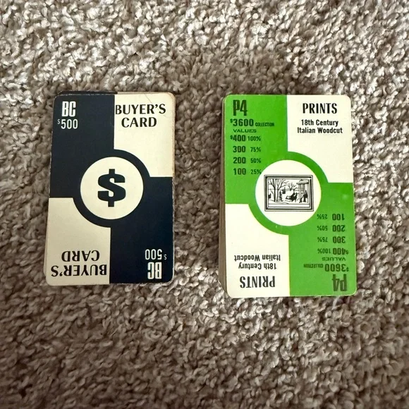 1965 High-Bid The Auction Game Complete 3M Bookshelf Mid-Century Modern MCM Era - Picture 11 of 12